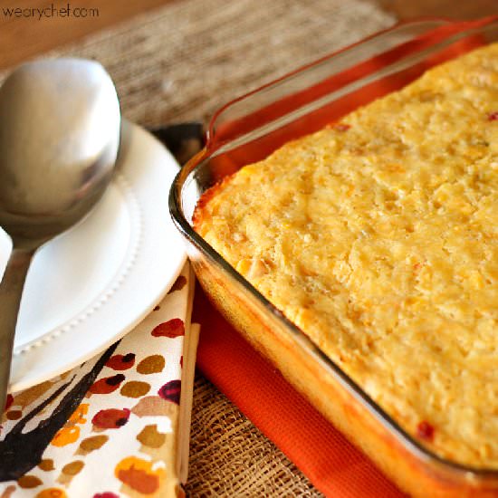 Cornbread Casserole with Chicken