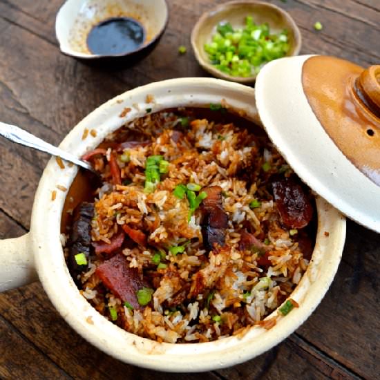 Hong kong-style clay pot rice
