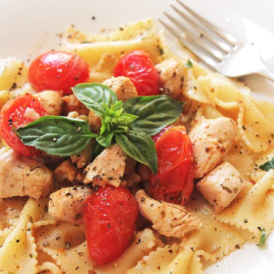 Chicken and Roasted Tomato Farfalle