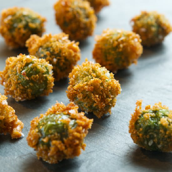 Stuffed and Fried Bar Olives