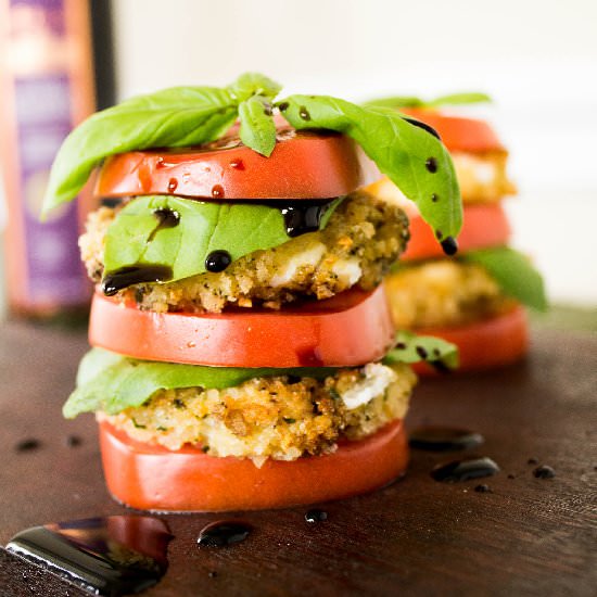 Fried Mozzarella Stacks