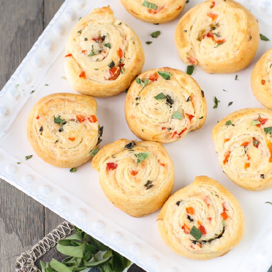 Easy Parmesan Pinwheels