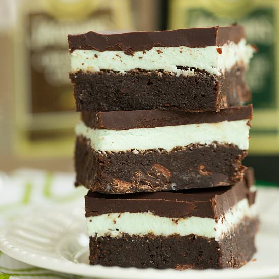 Grasshopper Brownies