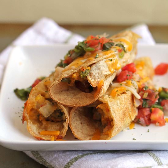 Mexican Breakfast Flautas
