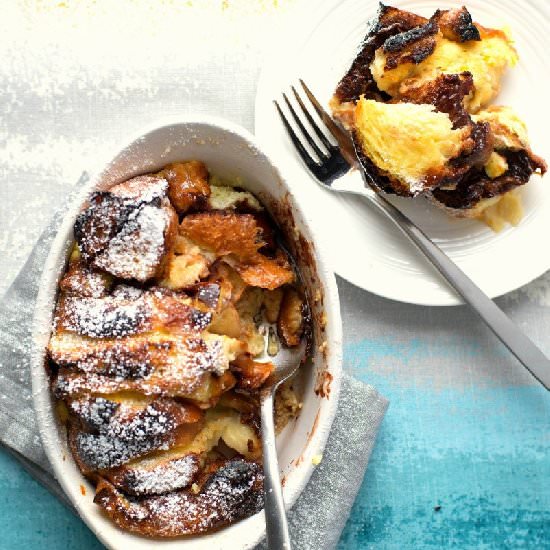 Baked Nutella French Toast