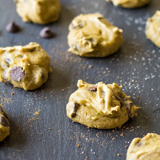 Avocado Chocolate Chip Cookies