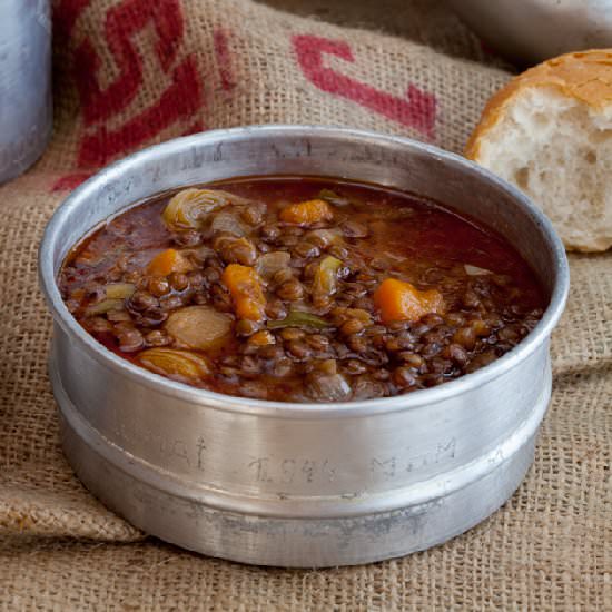 Lentils with Pumpkin