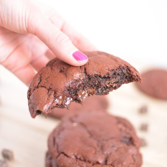 Mint Chocolate Chunk Cookies