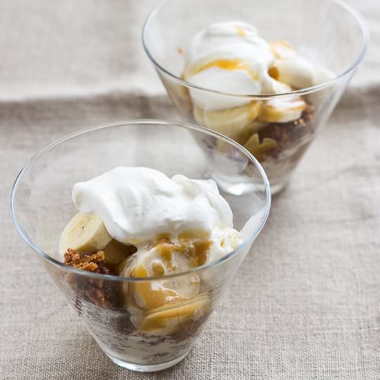 Banana Toffee Pudding Sundae