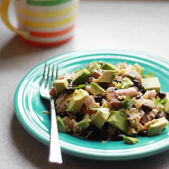 Black Bean Breakfast Scramble
