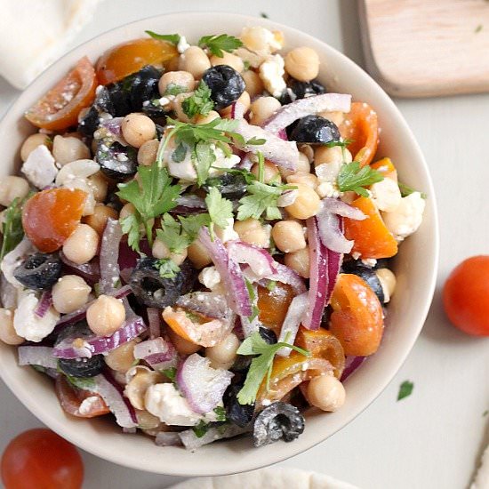 Greek Chickpea Salad