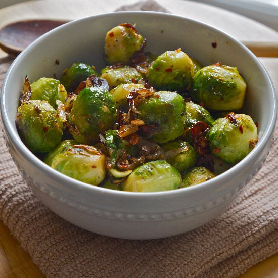 Sauteed Brussel Sprouts