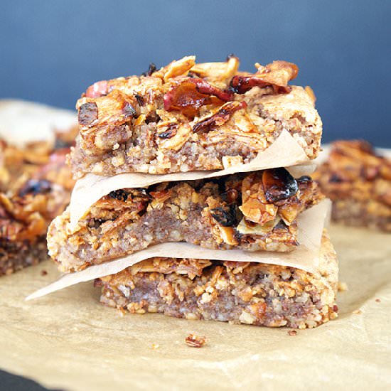 Caramelized Apple Nut Squares