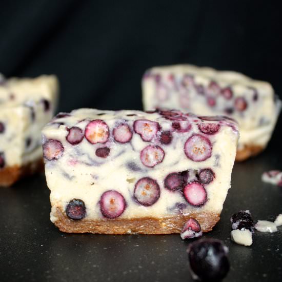 Blueberry Ice Cream Bars