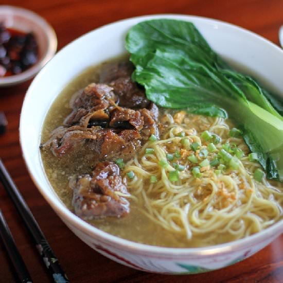 Beef Brisket Noodle Soup