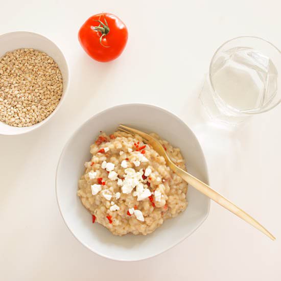Barley Risotto with Tomato & Chilli