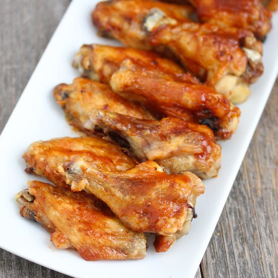 Crispy Baked BBQ Wings