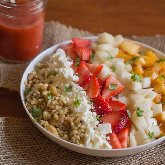 Super Fruit and Walnut Quiona Salad