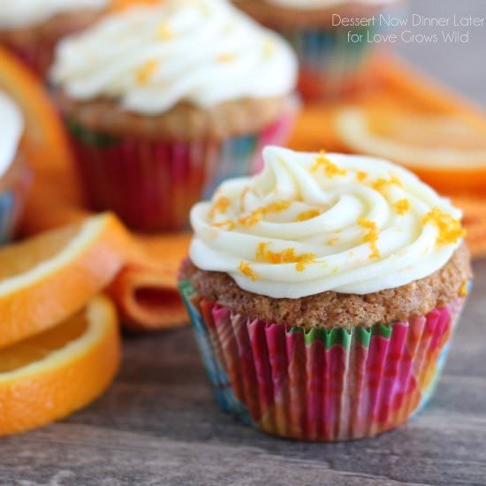 Coconut Carrot Cake Cupcakes