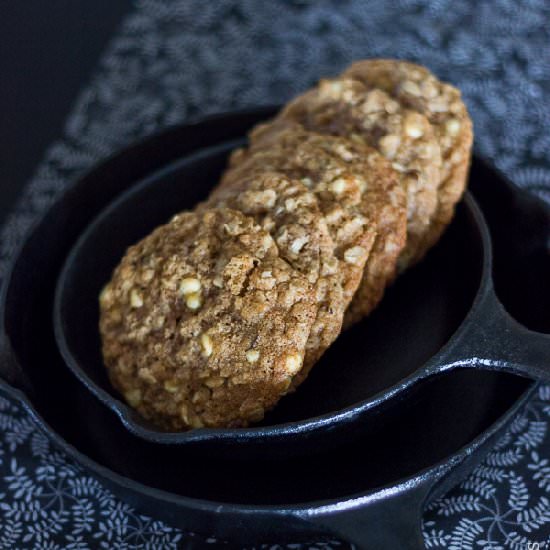 White Chocolate Oatmeal Cookies