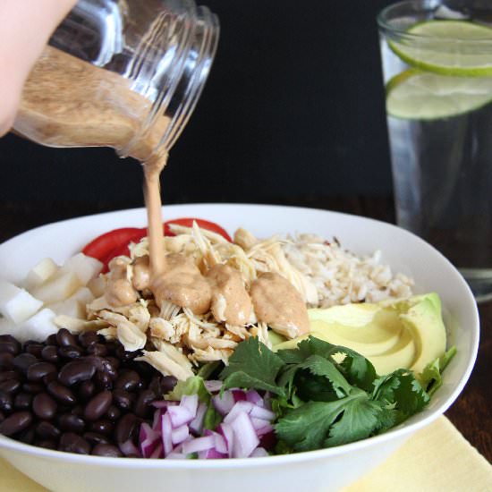 Chicken & Black Bean Burrito Bowls
