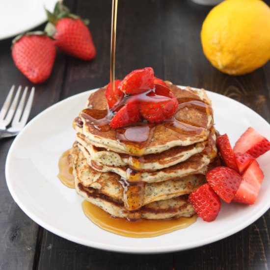 Lemon Poppyseed Pancakes