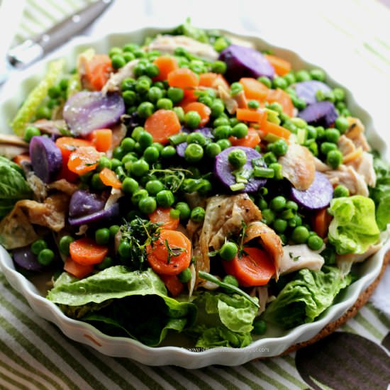 Spring Salad with Chicken