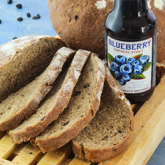 Blueberry Oatmeal Stout Sourdough