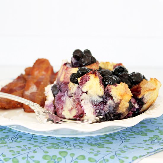 Blueberry Cheesecake French Toast