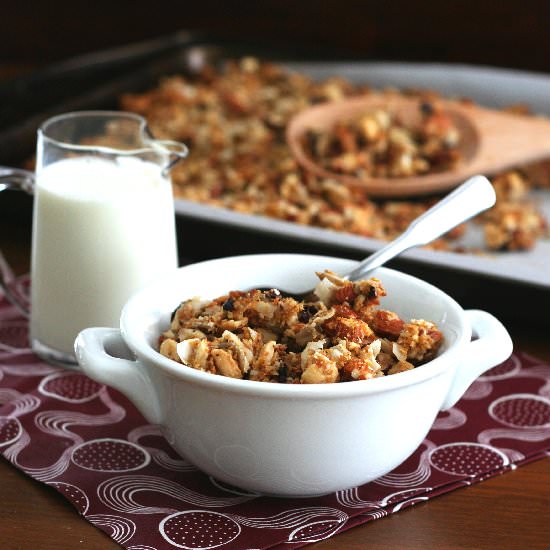Coconut Cacao Nib Granola