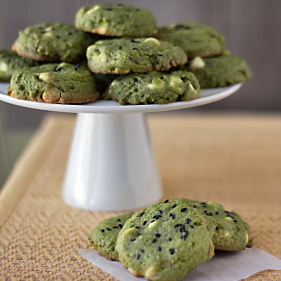 Matcha White Chocolate Cookies