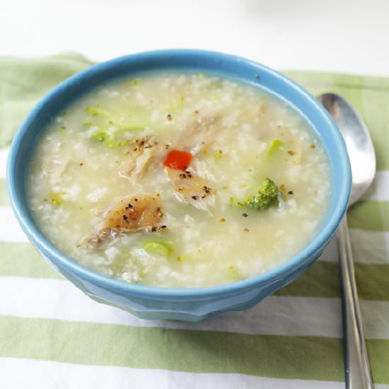 Smoked Mackerel Congee