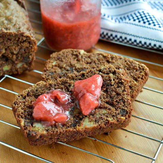 PB Chocolate Banana Bread