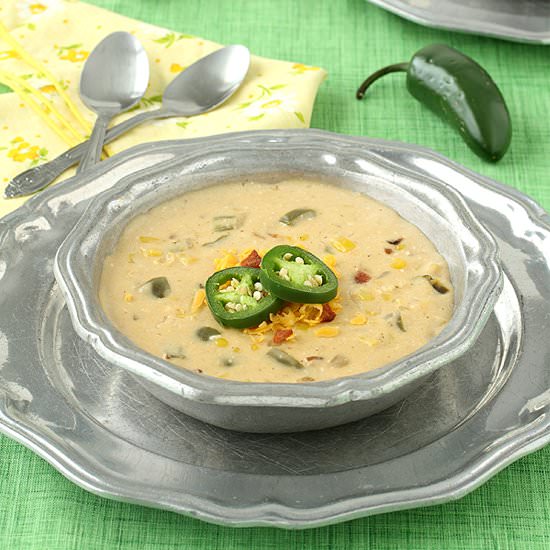 Jalapeno Popper Corn Chowder