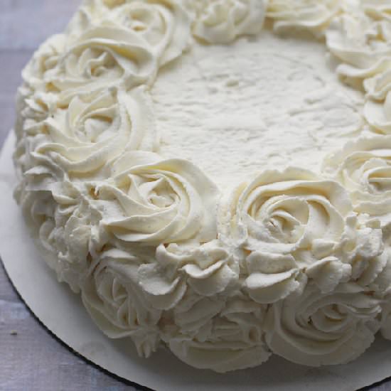 Vanilla cloud cake