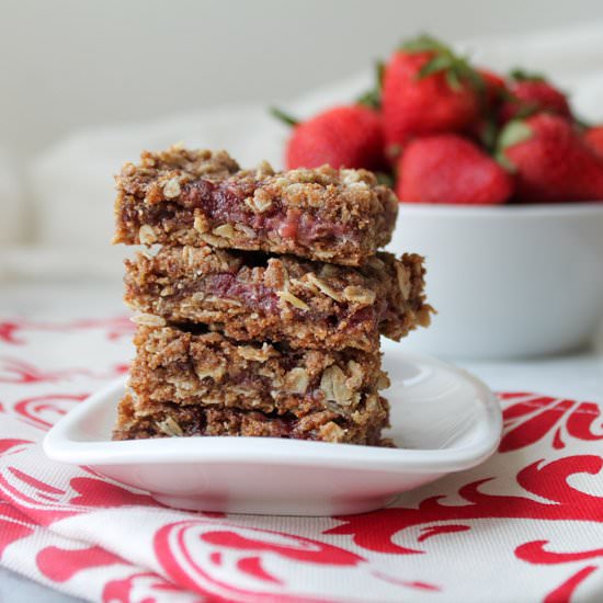 Strawberry Crumble Bars