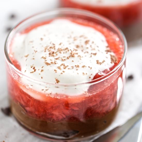 Chocolate Covered Strawberry Mousse