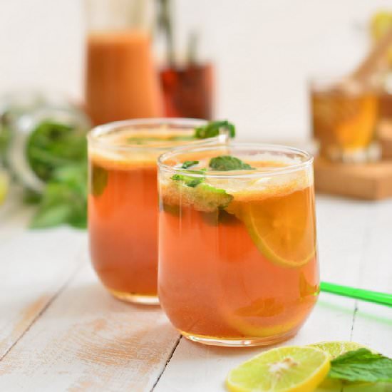 Lemon Grass Apricot Ice Tea