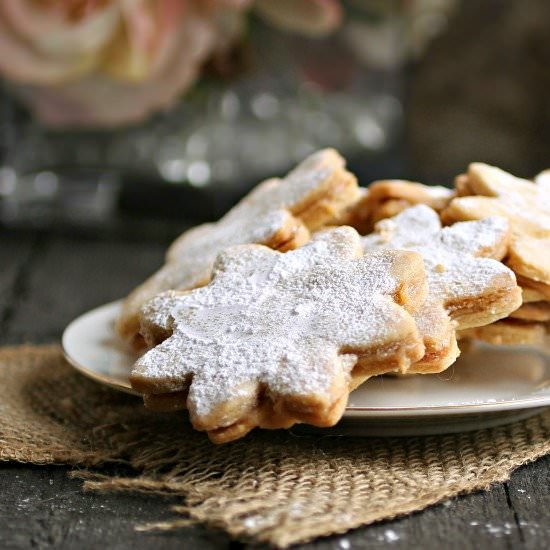 Peanut Butter Shortbread Cookies