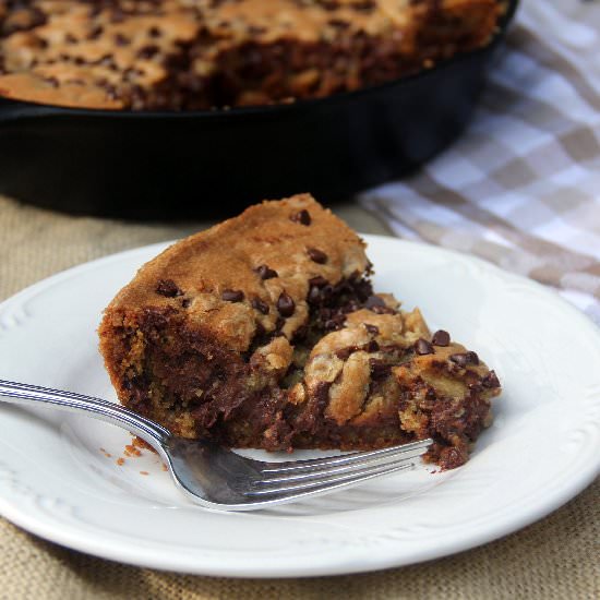 Chocolate Chip Cookie Pie