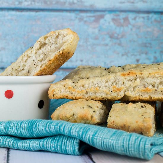 Soft Dipping Bread Sticks