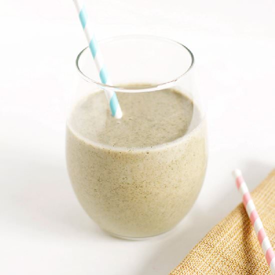 Banana Almond Matcha Smoothie