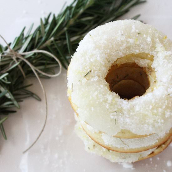 Lemon & Rosemary Olive Oil Donuts