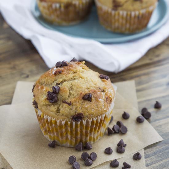 Banana Chocolate Chip Muffins