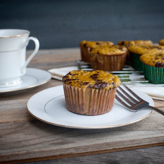 Banana Chocolate Chip Muffins