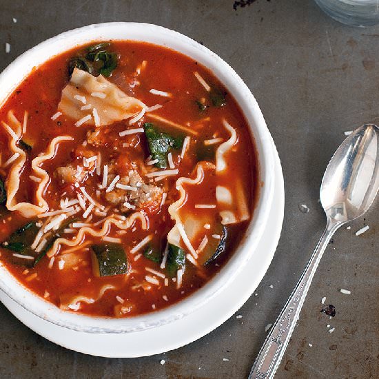 Lasagna Soup
