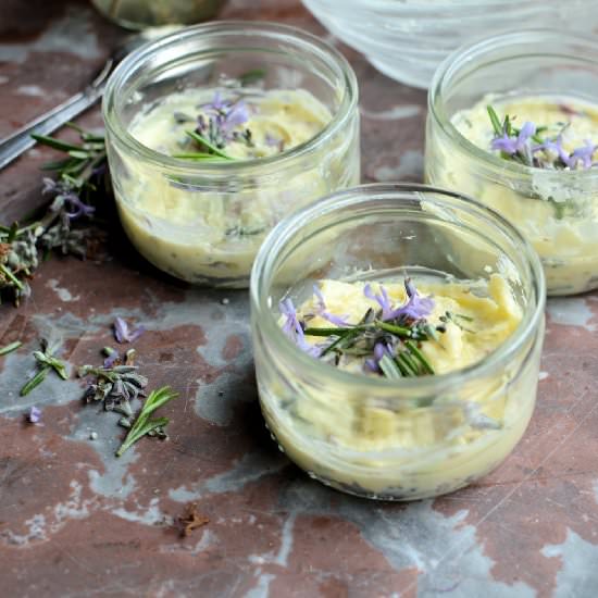 Rosemary Flower Butter