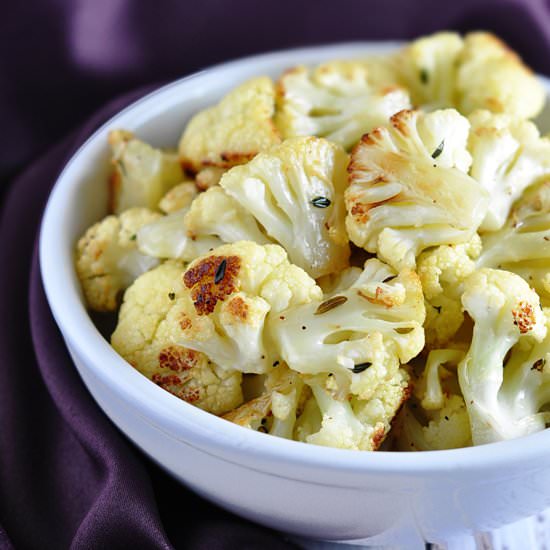 Parmesan Roasted Cauliflower