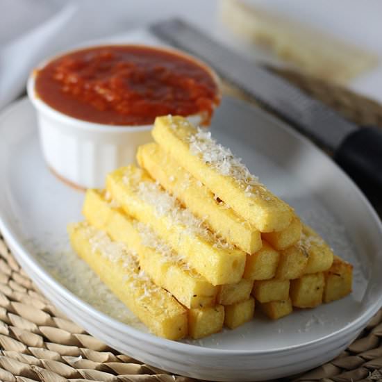Crispy Baked Polenta Fries