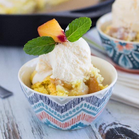 Skinny Peach Cobbler